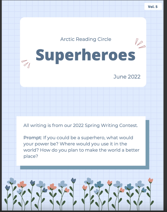Cover of the Superheroes magazine, Volume 5.